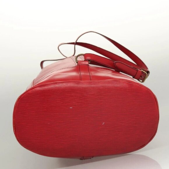 LOUIS VUITTON Epi Randonnee GM Shoulder Bag Red M43087 LV Auth 117765 - Picture 7 of 16